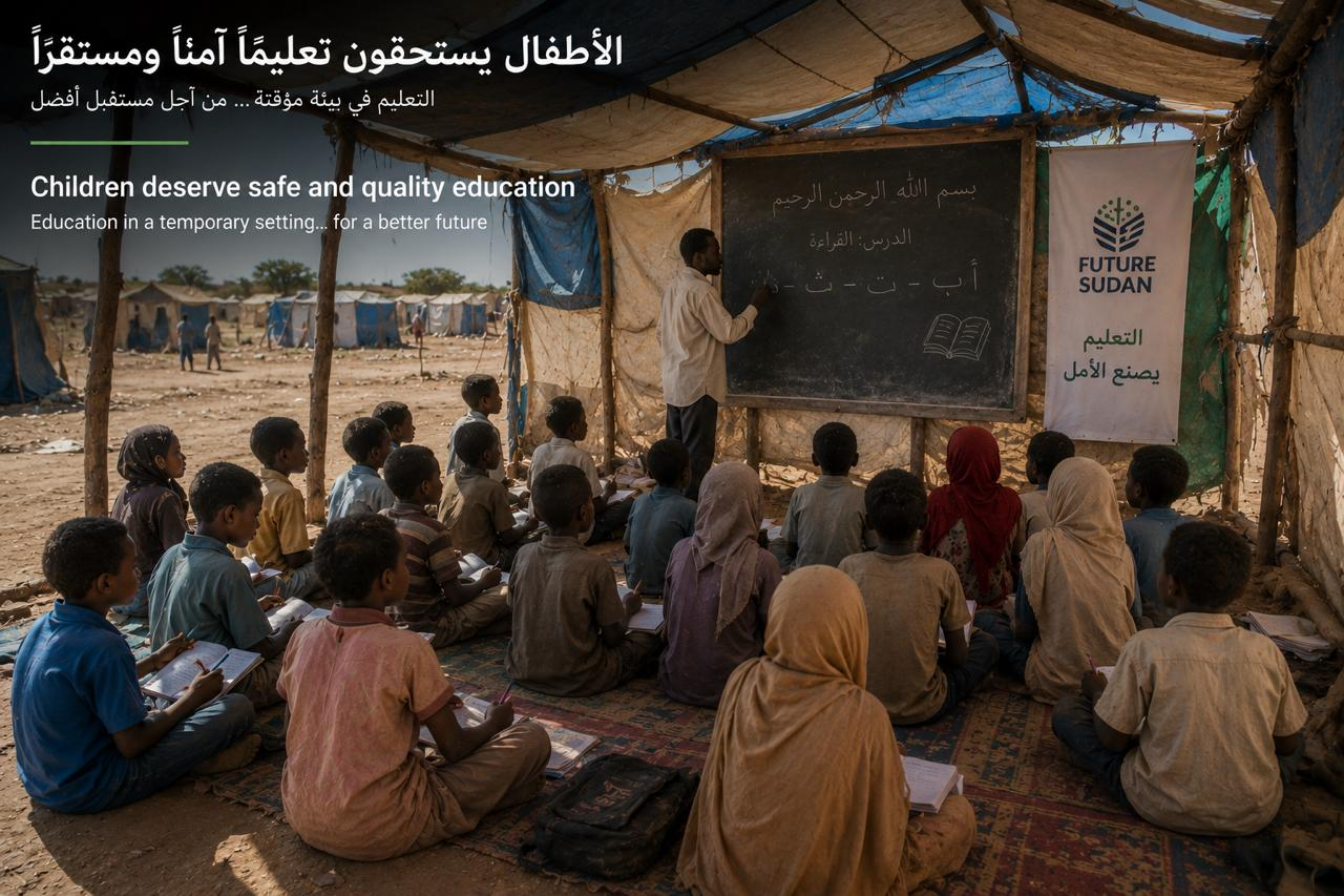 Sudanese students learning inside adaptive recovery networks